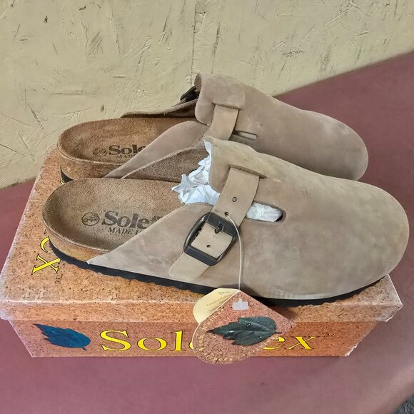 New Light Brown Womens Clogs 6 8 9 - Picture 3 of 4